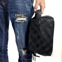 Men's PU Leather Clutch Bag Business Casual Small Bag