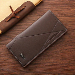 Men's Wallet Short Style Card Bag Large Capacity Leather Wallet