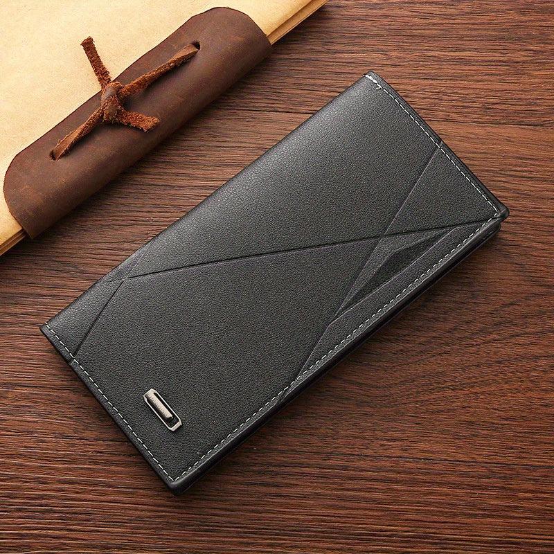Men's Wallet Short Style Card Bag Large Capacity Leather Wallet