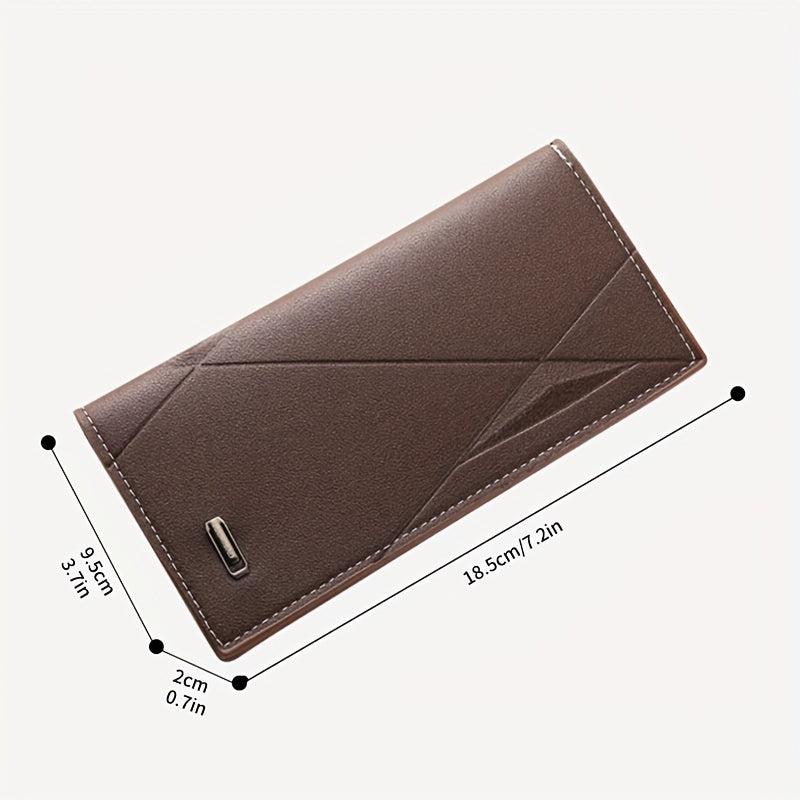 Men's Wallet Short Style Card Bag Large Capacity Leather Wallet