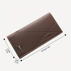 Men's Wallet Short Style Card Bag Large Capacity Leather Wallet