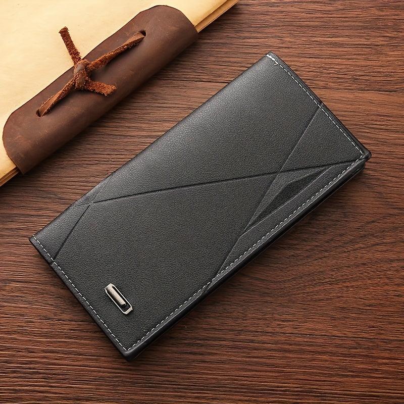Men's Wallet Short Style Card Bag Large Capacity Leather Wallet