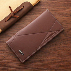 Men's Wallet Short Style Card Bag Large Capacity Leather Wallet