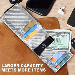 Men's Minimalist Leather Wallet RFID Blocking Bifold Slim Card Holder