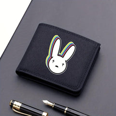 Unny Pattern Men's Short Canvas Wallet Casual Men's Wallets