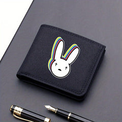 Unny Pattern Men's Short Canvas Wallet Casual Men's Wallets
