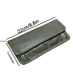 Men's Leather Clutch Bag Long Wallet Phone Bag