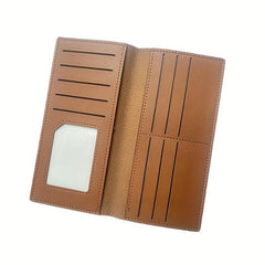 Long Men's Wallet Casual PU Leather Card Wallet
