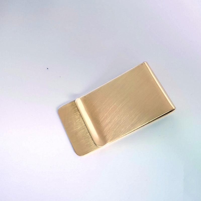 Slim Stainless Steel Money Clip Credit Card Cash Holder