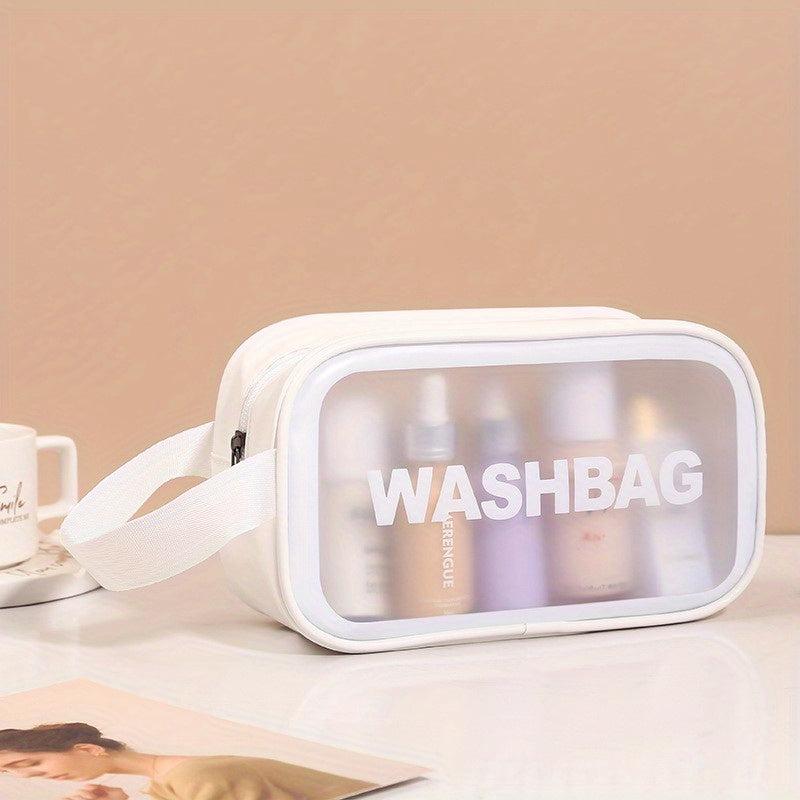 Transparent Cosmetic Bag Travel Storage PVC Toiletry Bag Large Capacity