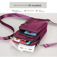 Zipper Phone Wallet Women's Arm Coin Purse Casual Crossbody Bag