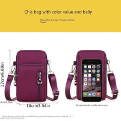 Zipper Phone Wallet Women's Arm Coin Purse Casual Crossbody Bag
