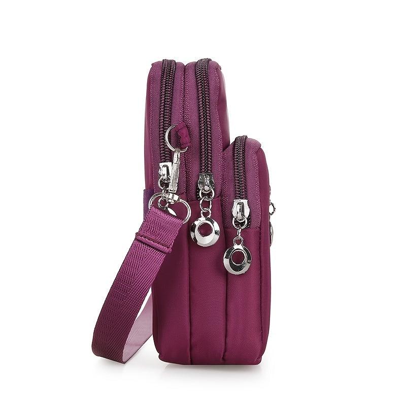 Zipper Phone Wallet Women's Arm Coin Purse Casual Crossbody Bag