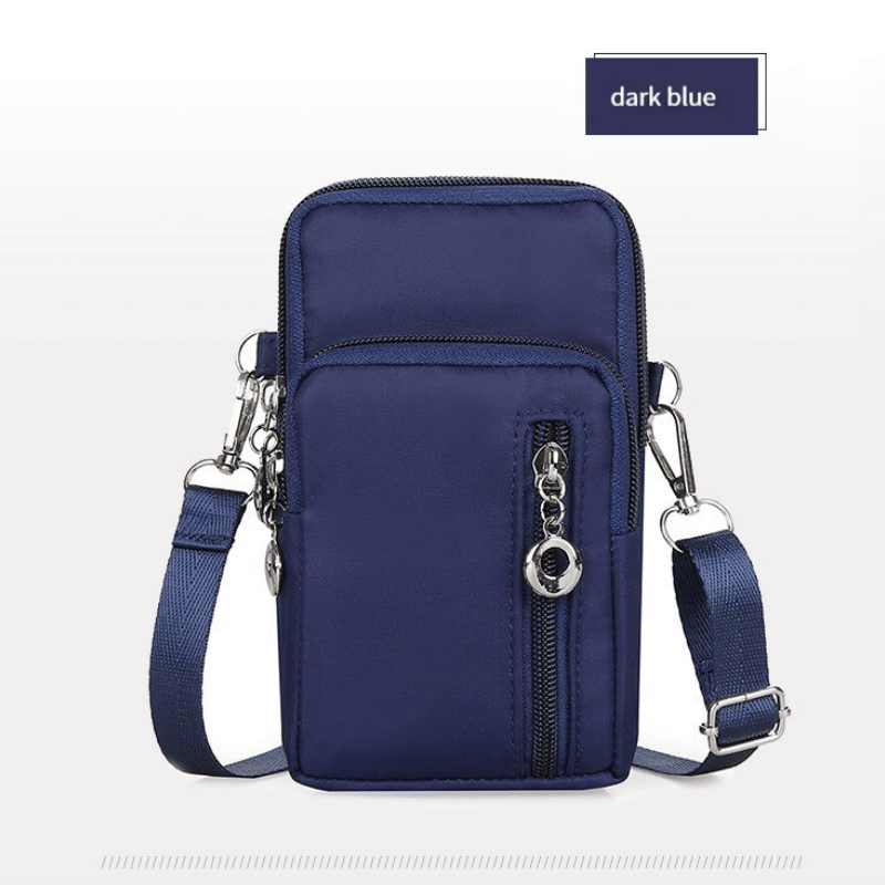 Zipper Phone Wallet Women's Arm Coin Purse Casual Crossbody Bag