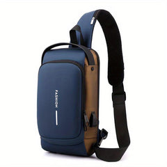 Anti Theft Sling Bag USB Charging Waterproof