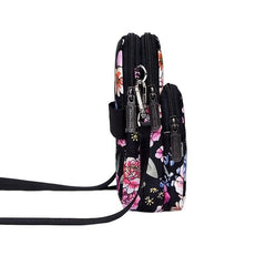 Mini Floral Print Arm Bag Waterproof Sports Phone Purse Casual Travel