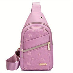 Embroidered Chest Bag Crossbody Sling & Purse