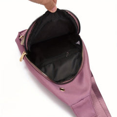 Embroidered Chest Bag Crossbody Sling & Purse