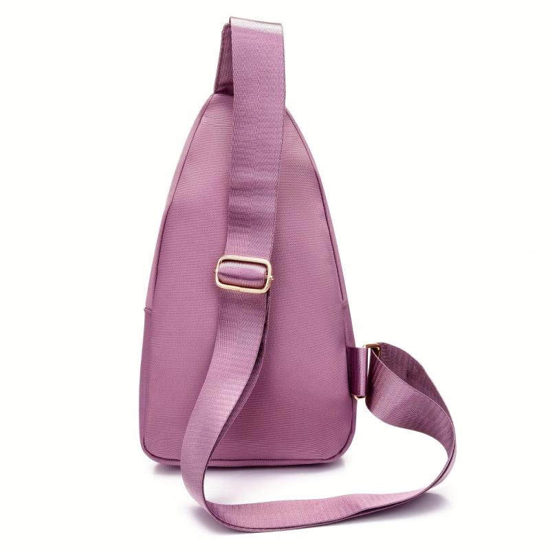 Embroidered Chest Bag Crossbody Sling & Purse