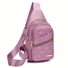 Embroidered Chest Bag Crossbody Sling & Purse