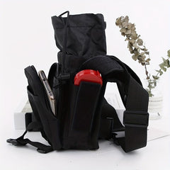 Solid Nylon Leg Bag Lightweight Convenient Waist Pack Outdoor Cycling