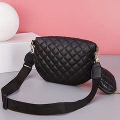 Crescent Chest Bag with Mini Round Purse
