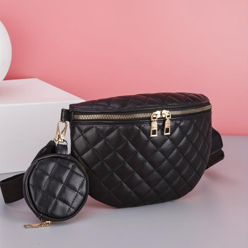 Crescent Chest Bag with Mini Round Purse