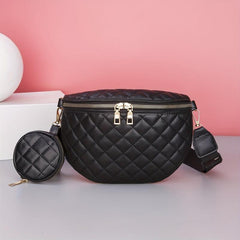 Crescent Chest Bag with Mini Round Purse