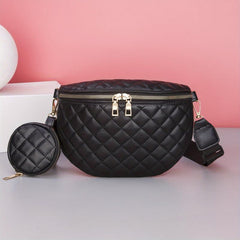 Crescent Chest Bag with Mini Round Purse