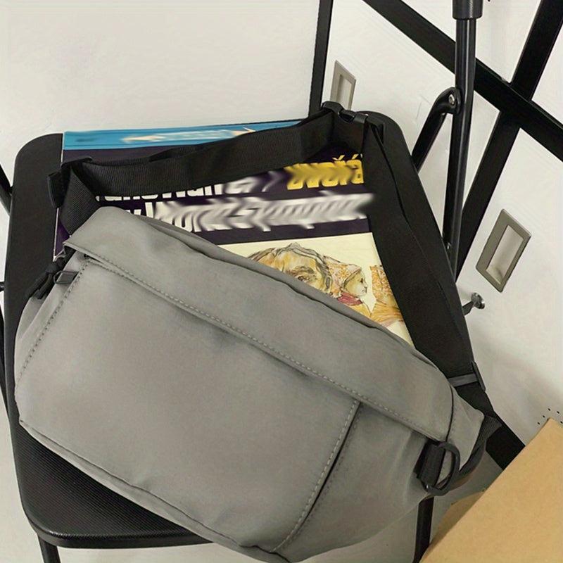 Casual Crescent Bag Zipper Crossbody Bag For Outdoor
