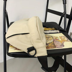 Casual Crescent Bag Zipper Crossbody Bag For Outdoor