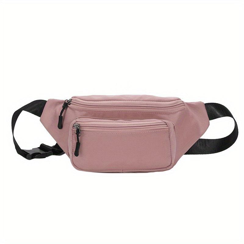 Casual Sports Waist Bag Women's Nylon Crossbody Bag