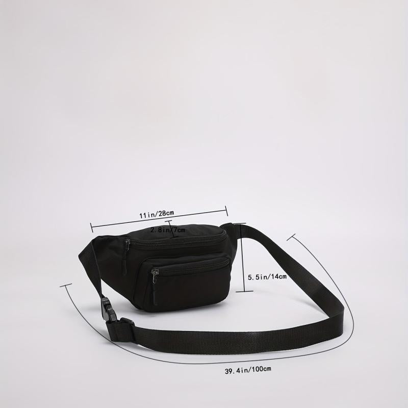Casual Sports Waist Bag Women's Nylon Crossbody Bag
