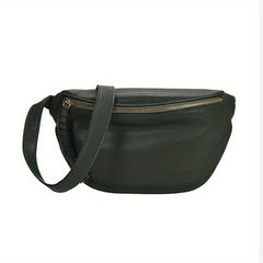 Large Capacity Crossbody Bag Solid Chest Purse Outdoor Travel Waist Bag