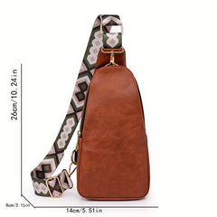 Vintage Bohemian Crossbody Bag Retro Boho Chest Bag