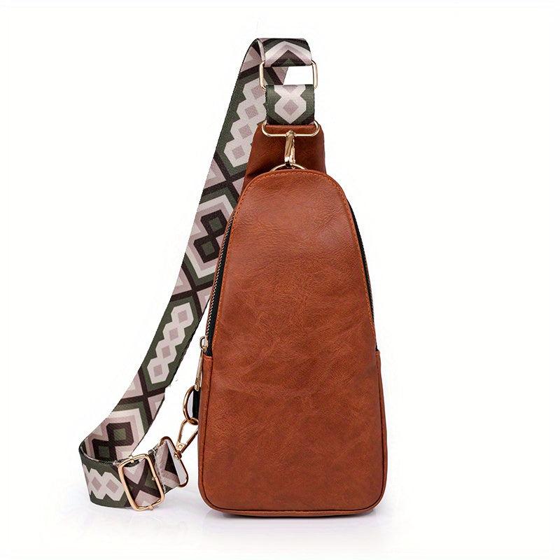 Vintage Bohemian Crossbody Bag Retro Boho Chest Bag