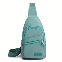 Waterproof Nylon Chest Bag Lightweight Crossbody Fanny Pack