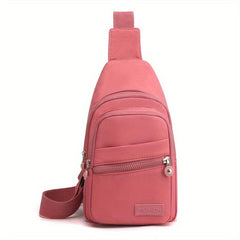 Waterproof Nylon Chest Bag Lightweight Crossbody Fanny Pack
