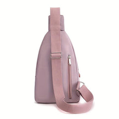 Waterproof Nylon Chest Bag Lightweight Crossbody Fanny Pack