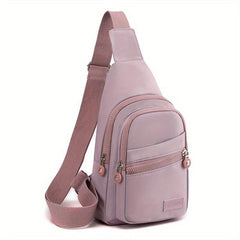 Waterproof Nylon Chest Bag Lightweight Crossbody Fanny Pack