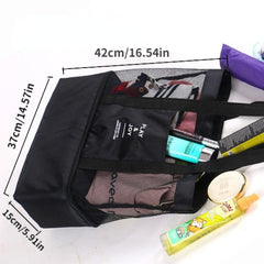 High Capacity Women Mesh Transparent Beach Bag