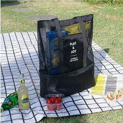 High Capacity Women Mesh Transparent Beach Bag