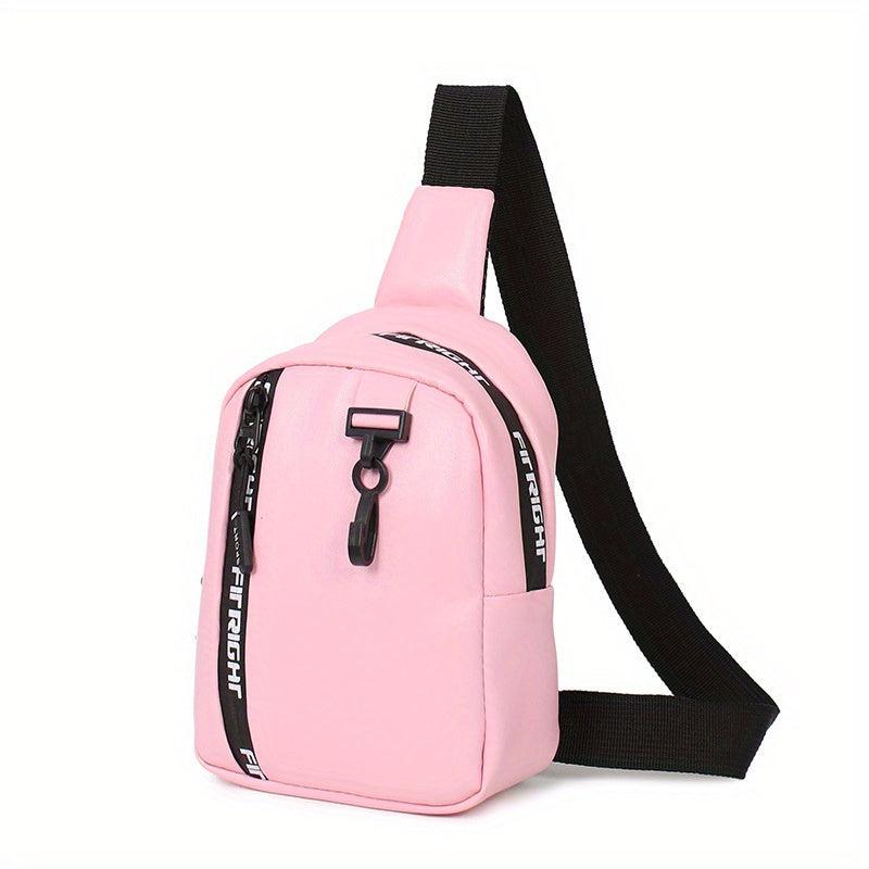 Women's Casual Chest Bag For Sports Letter Graphic Sling Bag