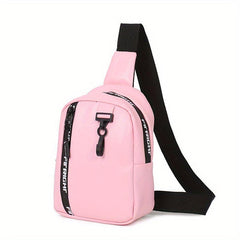 Women's Casual Chest Bag For Sports Letter Graphic Sling Bag