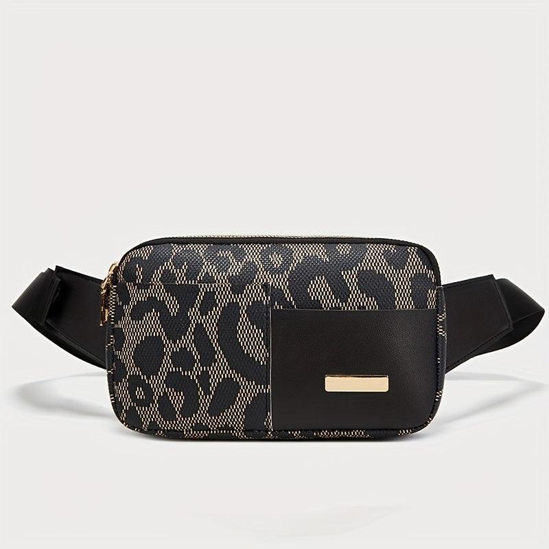 Leopard Crossbody Bag Stylish All Match Travel Bag