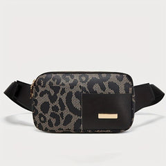 Leopard Crossbody Bag Stylish All Match Travel Bag