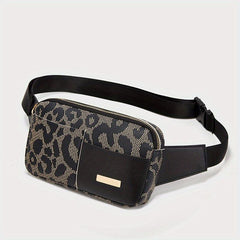 Leopard Crossbody Bag Stylish All Match Travel Bag