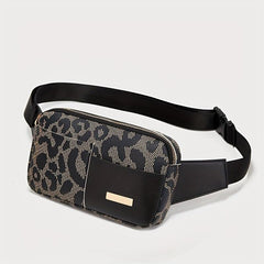 Leopard Crossbody Bag Stylish All Match Travel Bag