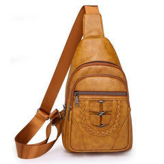 Vintage Braid Detail Chest Bag Sling Bag Crossbody Bag