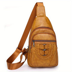 Vintage Braid Detail Chest Bag Sling Bag Crossbody Bag